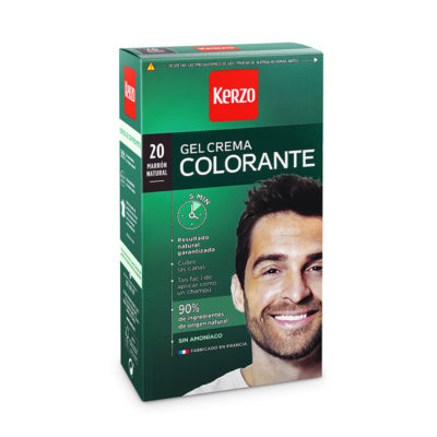 kerzo color hombre moreno tono 20