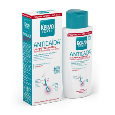 kerzo forte champú anti-caída intensivo 400ml